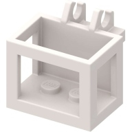 Lego koš jeřábu 2x3x2, bílá (4140735)